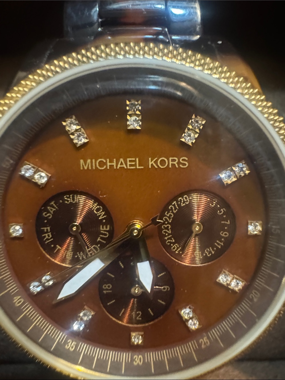 Michael Kors Brown women’s watch box included